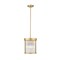 Z-Lite Carnaby Pendant, 3-Light, 10 In.W x 12 In.H, Modern Gold/Clear Ribbed 7504P10-MGLD - alternate 1